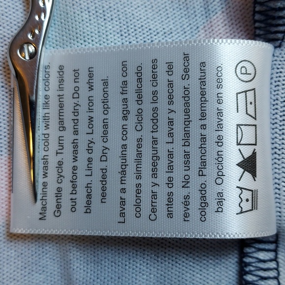 ModCloth NWT Navy Rainbow Heart Print Peter Pan Collar Drop Waist Mini Dress 2X - Picture 8 of 8